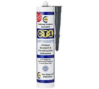 CT1 Anthracite (Dark Grey) TRIBRID Multi-Purpose Sealant & Adhesive - Bathroom, Shower & Window Sealant - Odourless - Anti Mould Waterproofing Sealant Adhesive - Vibration Resistant & Flexible - 290ml