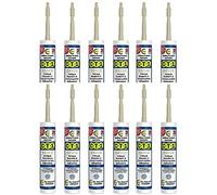CT1 - Building Sealant & Adhesive Snag Tube 290ml for Virtually Any Material (Beige 12 Pack)