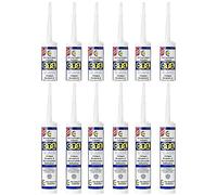 CT1 - Building Sealant & Adhesive Snag Tube 290ml for Virtually Any Material (Clear 12 Pack)
