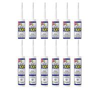CT1 - Building Sealant & Adhesive Snag Tube 290ml for Virtually Any Material (White 12 Pack)