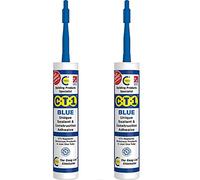CT1 - Building Sealant & Adhesive Snag Tube for Virtually Any Material (Blue Twin Pack)