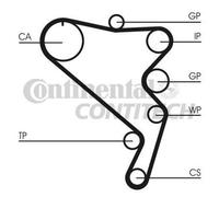 CT1120K1 Timing Belt Kit 26mm Width Fits VW Crafter 30-50 Van Vag By Continental