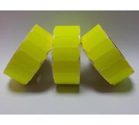 CT4 26mm x 12mm Price Gun Labels - Fluorescent Yellow Peelable - 30 Rolls / 45,000 Labels