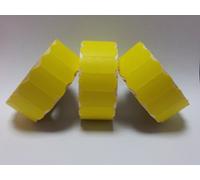 CT4 26mm x 12mm Price Gun Labels - Yellow Peelable - 30 Rolls / 45,000 Labels