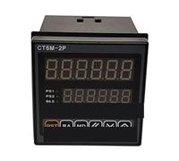 CT6M-1P2 1P4 1P4T 1P2T 2P2 2P4 2P4T I4 I2 Programmable Counter Timer Digital Electronic Count Relay(CT6M-1P4) Controls Relays