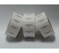 CT7 26mm x 16mm Price Gun Labels - Printed 'Produced On/Use By' - 10 Rolls / 10,000 Labels