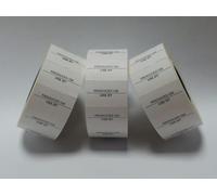 CT7 26mm x 16mm Price Gun Labels - Printed 'Produced On/Use by' - 10 Rolls / 10,000 Labels