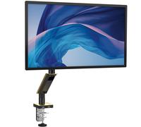 CTA Digital Gas Spring Monitor Arm with 2 USB Ports (Gold)