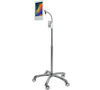 CTA Digital PAD-HSFK9 Heavy-Duty Security Floor Stand for iPad (Gen. 5-6), iPad Pro 9.7, and iPad Air