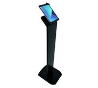 Locking Floor Stand - CTA Premium Locking Floor Stand Kiosk | Lock and key Security for iPad 10th Gen 10.9"| iPad 10.2" 7/8/9 Gen | iPad Gen 6 | Galaxy Tab S3 9.7" & 7-14" Tablets - Black (PAD-PARAFU)
