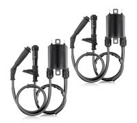 CTAB 2set Of Ignition Coil & Spark Plug Cap For H0nda Shadow VLX 600 VT600 1988-2007