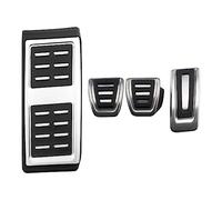 CTAB Car Accelerator Brake Foot Rest Pedal Cover Fit For Volkswagen For VW GOLF 7 MK7 For Seat Ibiza Ateca For Audi A1 For Skoda Fabia(MT with rest)