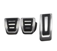 CTAB Car Accelerator Brake Foot Rest Pedal Cover Fit For Volkswagen For VW GOLF 7 MK7 For Seat Ibiza Ateca For Audi A1 For Skoda Fabia(3Pcs MT)