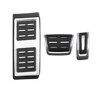 CTAB Car Accelerator Brake Foot Rest Pedal Cover Fit For Volkswagen For VW GOLF 7 MK7 For Seat Ibiza Ateca For Audi A1 For Skoda Fabia(AT with rest)