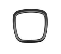 CTAB Car Styling Steering Wheel Center Logo Covers Stickers Trim For A-u-d-i A4 B6 B7 B8 A6 C6 A5 Q7 Q5 A3 8P S3 8 Interior Accessories(Black)