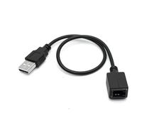 CTAB Fit For Subaru Custom 4PIN Plug Adapter To Standard USB Interface Line Extension Lead For Suzuki Car Aux Audio Input Media Data Wire(USB to 4 Pin)