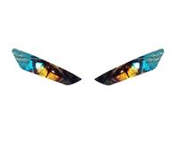 CTAB Motorcycle Accessories Front Fairing Headlight Guard Sticker Head Light Protection Sticker Fit for Yamaha MT-03 MT03 Mt03 2022 2023(B)