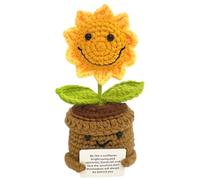 CTALBFF Cute Plush Pillow Toy, Sunflower Plush Toys，Soft Decoration, Potted Plush Toys，Home Vehicle Decoration, Birthday For Kids, Boys And Girls