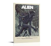 CTATOGE Alien Science Fiction Horror Movies Poster Canvas Painting Wall Art Picture Home Decor Print For Bedroom Living Room 12x18inch(30x45cm) Frame-style