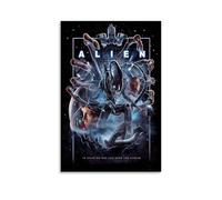CTATOGE Alien Science Fiction Horror Movies Poster Canvas Painting Wall Art Picture Home Decor Print For Bedroom Living Room 24x36inch(60x90cm) Unframe-style