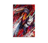 CTATOGE Chainsaw Man Anime Poster Canvas Painting Wall Art Picture Home Decor Print For Bedroom Living Room 12x18inch(30x45cm) Unframe-style