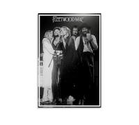 CTATOGE Fleetwood Poster Mac Black And White Poster Canvas Painting Wall Art Picture Home Decor Print For Bedroom Living Room 20x30inch(50x75cm) Unframe-style