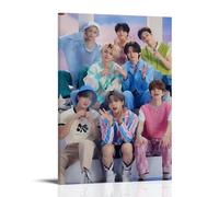 CTATOGE Stray Poster Kids Korean Music Group Poster Canvas Painting Wall Art Picture Home Decor Print For Bedroom Living Room 12x18inch(30x45cm) Frame-style