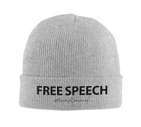 CTBYUTFZR Jimmy Kimmel Beanie Hats Free Speech Skullies Beanies Men Women Vintage Elastic Caps Spring Outdoor Sport Design Bonnet Hats