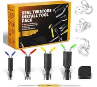 CTcar Professional Hydraulic Seal Installation Tool Set (6-piece) for U-Cup & Piston Rings | 20-165mm Compatible | With Grip Block & Multi-Purpose Hook