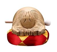 CTCOIJRN Buddhist Guilan Wooden Fish Temple Block Zen Drum with Mat 4 Inch,4.5inch(4inch)