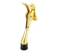 CTCOIJRN Door Stopper Doorstops Single Foot Kickstand Door Stopper,Heavy Duty Spring Lever Rubber Tip Kickdown Door Stop,Screw Mounted(B)