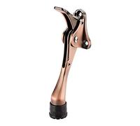 CTCOIJRN Door Stopper Doorstops Single Foot Kickstand Door Stopper,Heavy Duty Spring Lever Rubber Tip Kickdown Door Stop,Screw Mounted(D)