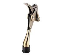 CTCOIJRN Door Stopper Doorstops Single Foot Kickstand Door Stopper,Heavy Duty Spring Lever Rubber Tip Kickdown Door Stop,Screw Mounted(C)