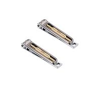 CTCOIJRN Nail Clipper， 1 PC Nail Scissors Stainless Steel Nail Clipper Quality Finger Cuticle Clippers Professional Manicure Nail Cutter(2 Pcs)