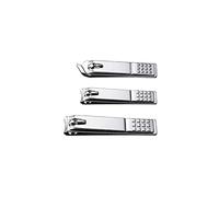 CTCOIJRN Nail Clipper， Nail Clipper Stainless Steel Cutter Nipper Trimmer Knife Manicure Pedicure Tools Professional Finger Toe Clippers Set(3pc)