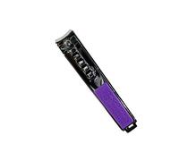 CTCOIJRN Nail Clipper， Nail Scissors Adult Stainless Steel Nail Scissors Purple/Red/Yellow 1.3 * 8cm Fluorescent Color Nail Clippers(Purple)