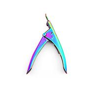 CTCOIJRN Nail Clipper, Professional Nail Art Clippers Round Type False Tips Edge Cutter Clipper Stainless Steel Fake Nails Nipper Tool