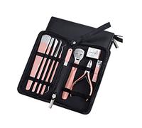 CTCOIJRN Nail Clipper， Professional Nail Cutter Pedicure Scissors Set Stainless Steel Eagle Hook Portable Manicure Nail Clipper Tool Set(Pink)