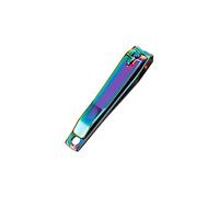 CTCOIJRN Nail Clipper， Stainless Steel Rainbow Colorful Nail Clippers Dead Skin Finger Nails Anti-Splash Trimmers Nail Cutter Manicure Tool