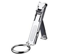 CTCOIJRN Nail Clipper， Ultra-Thin Nail Clippers Collapsible Portable Travel Fingernail Keychain Nail Scissors Cutter Stainless Steel Manicure Tools