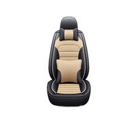 CTCYWLWAYZ Car Seat Cover Universal Car Seat Covers For Nissan For Qashqai For Juke For Armada For Altima For Cube For Dualis For Tiida For Bluebird(Black beige 5-Seat)