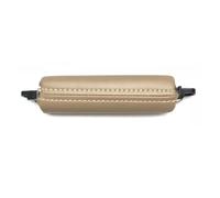 CTCYWLWAYZ Interior Door Handles Car Left Right Driver Interior Door Leather Pull Handle for VW for Touareg 2003-2010(Beige)