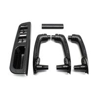 CTCYWLWAYZ Interior Door Handles Door Pull Handle Set for VW for Bora for Golf for Jetta MK4 1999-2004(Carbon Fiber 8pcs)