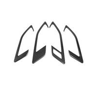 CTCYWLWAYZ Interior Door Handles Interior Door Handle Bowl Cover Trim Sticker for VW for Golf 8 MK8 2020-2022(B Carbon)