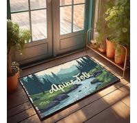 CTDF Doormats For Outdoor Entrance Funny Alpine Folk: Nature'S Serenity In Every Scene Doormat Beer Decor Porch Decor(40X60CM)