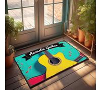 CTDF Entrance Mat Indoor Acoustic Guitar: Harmony In Every String Doormat Decorations For The Kitchen Basement Decor(40X60CM)