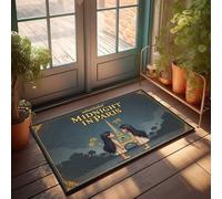 CTDF Fall Outdoor Mats For Front Door Midnight In Paris: A Magical Adventure Doormat Decorations For The Kitchen Funny Bar Decor(50X80CM)