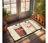 CTDF Fall Outdoor Rug For Front Door Eeny Milkshakes: A Sweet Treat With A Twist Doormat Garage Accessories For Man Cave Gifts For Home Dec(50X80CM)