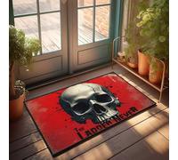 CTDF Home Door Mat Skull Artwork: The Ladder Never Falls Doormat Funny Outdoor Doormat Farm Rug(40X60CM)