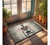 CTDF Home Sweet Home Rug Happy Halloween Spooky Skulls Doormat Indie Room Decor Absorbent Door Mat Indoor(50X80CM)